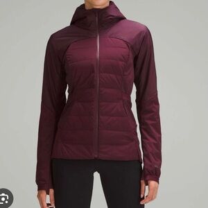 NWT Lululemon Down for it All Jacket - Size 4, Cassis
